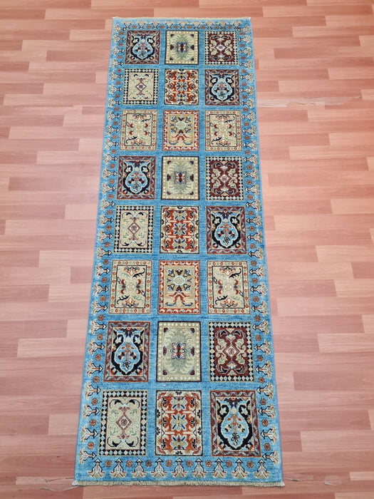 3'0X8'0 Bakhtiari Ziegler loper, handgeknoopt, 100% wollen vloerkleed