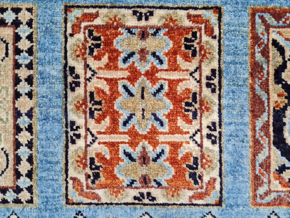 3'0X8'0 Bakhtiari Ziegler loper, handgeknoopt, 100% wollen vloerkleed