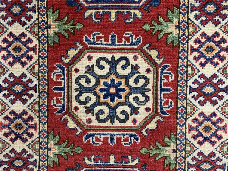 2'x3' Hand-Knotted Chobi Red/Multi Area Rug – KB Rugs