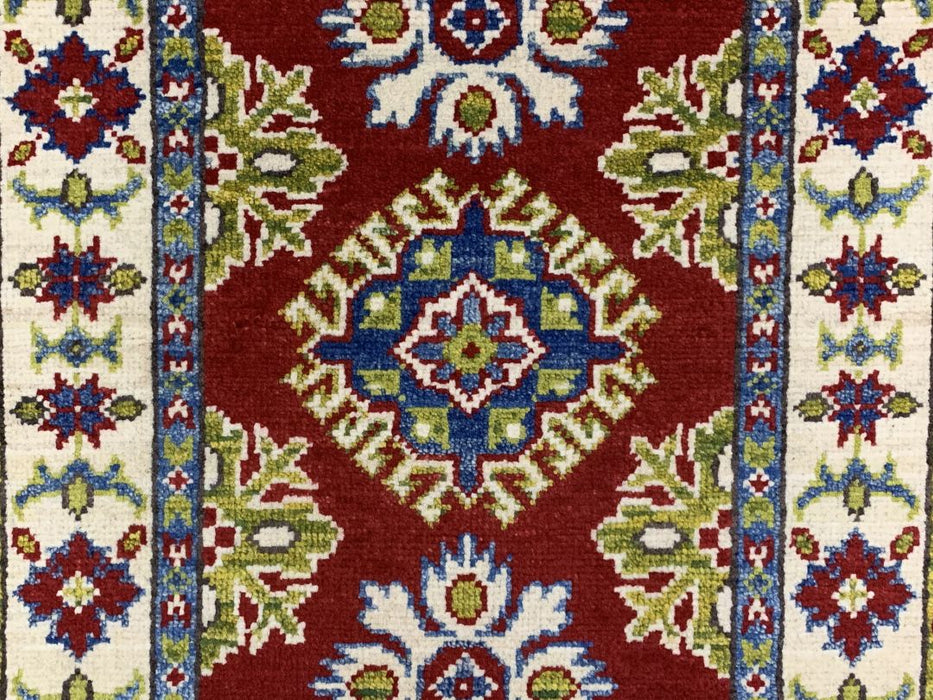 2'x3' Hand-Knotted Chobi Red/Multi Area Rug – KB Rugs