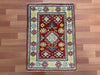 2'x3' Hand-Knotted Chobi Red/Multi Area Rug – KB Rugs