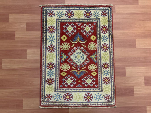 2'x3' Hand-Knotted Chobi Red/Multi Area Rug – KB Rugs