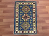 2'x3' Hand-Knotted Chobi Blue/Multi Area Rug – KB Rugs