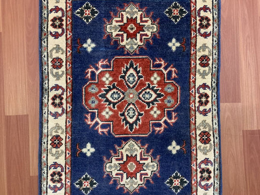 2'x3' Hand-Knotted Chobi Blue/Multi Area Rug – KB Rugs