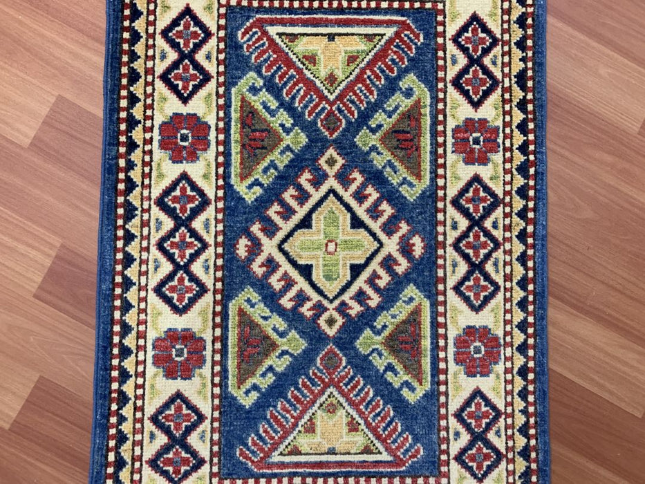 2'x3' Hand-Knotted Chobi Blue/Multi Area Rug – KB Rugs