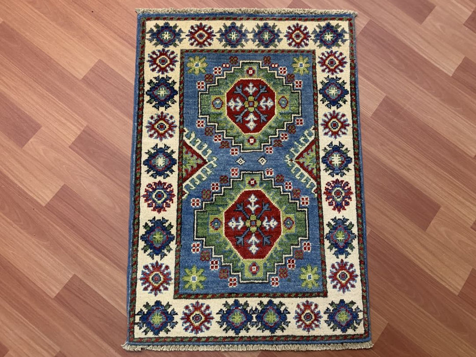 2'x3' Ziegler handgeknoopt vloerkleed van 100% wol