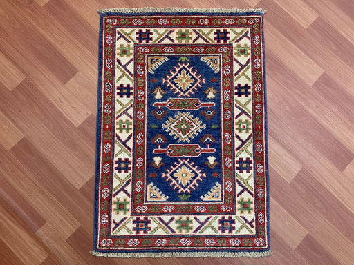 2'x3' Hand-Knotted Chobi Blue/Multi Area Rug – KB Rugs