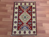 2'x3' Hand-Knotted Chobi Red/Multi Area Rug – KB Rugs