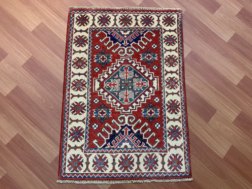 2'x3' Hand-Knotted Chobi Red/Multi Area Rug – KB Rugs