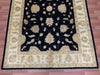 6'x9' Hand-Knotted Chobi Black/Beige Area Rug – KB Rugs