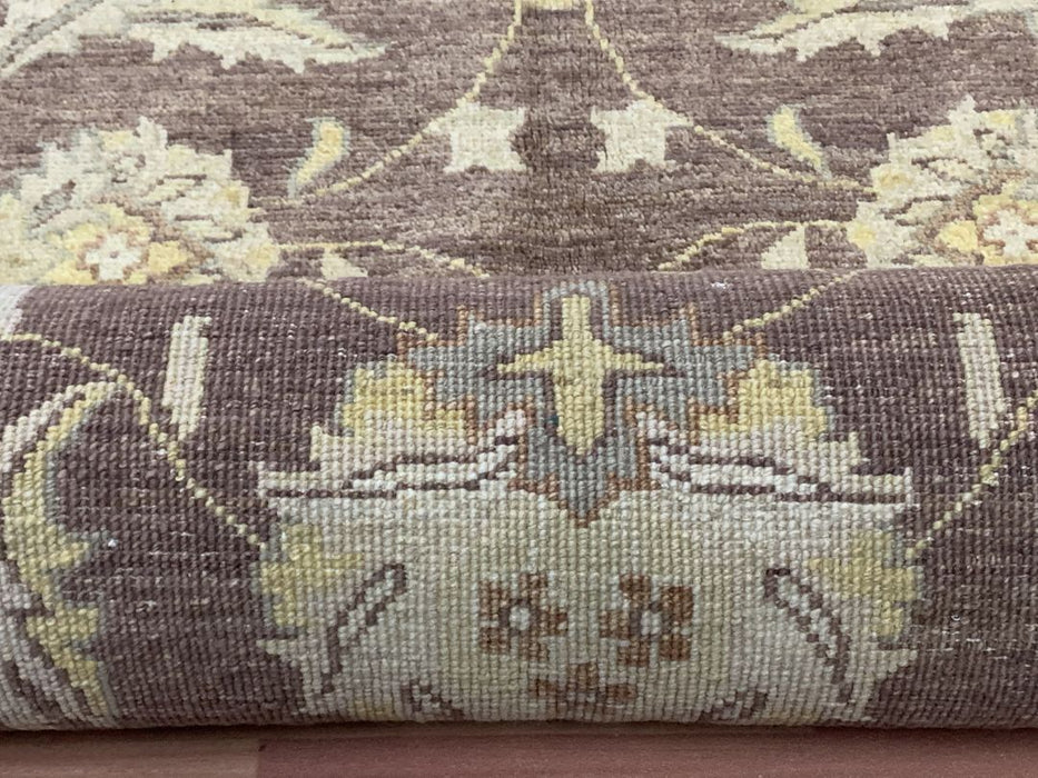 7'x10' Hand-Knotted Chobi Brown/Beige Area Rug – KB Rugs