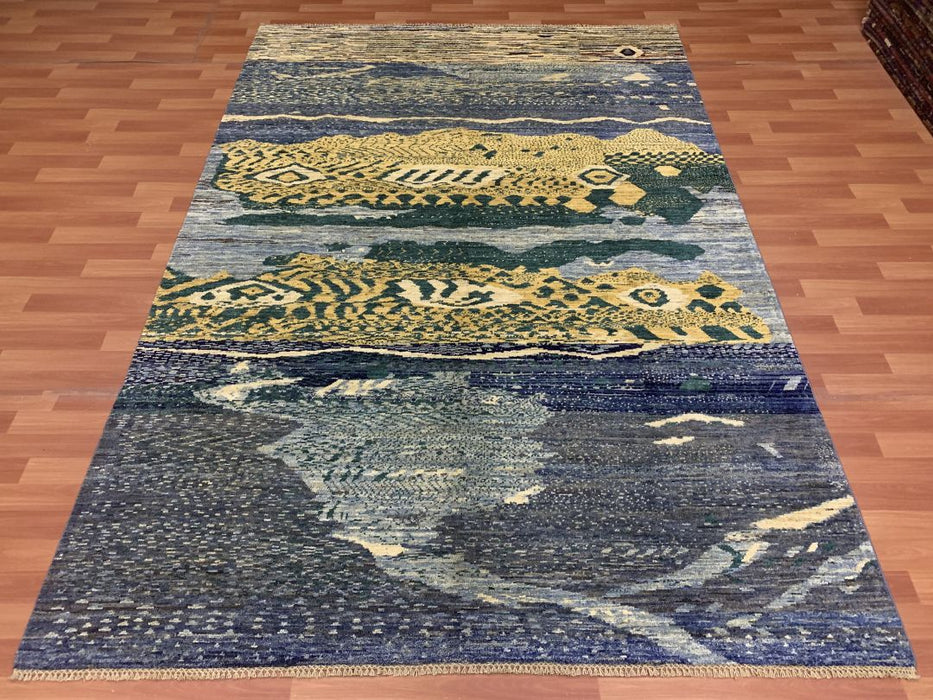 7' x 10' Modern Ziegler Hand Knotted 100% Wool Area rug