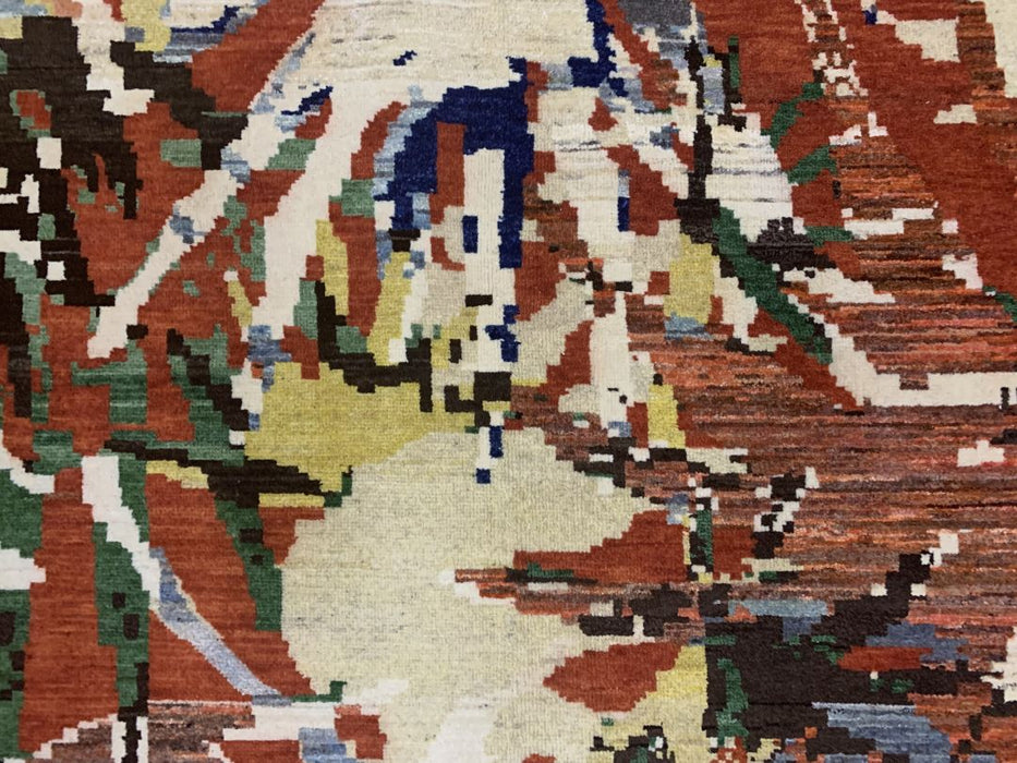 7' x 10' Modern Ziegler Hand Knotted 100% Wool Area rug
