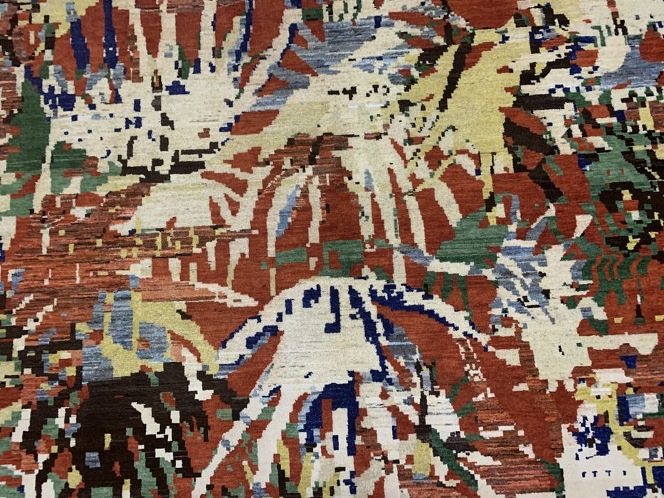7' x 10' Modern Ziegler Hand Knotted 100% Wool Area rug