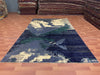 7'x10' Hand-Knotted Modern Chobi Blue/Multi Area Rug – KB Rugs
