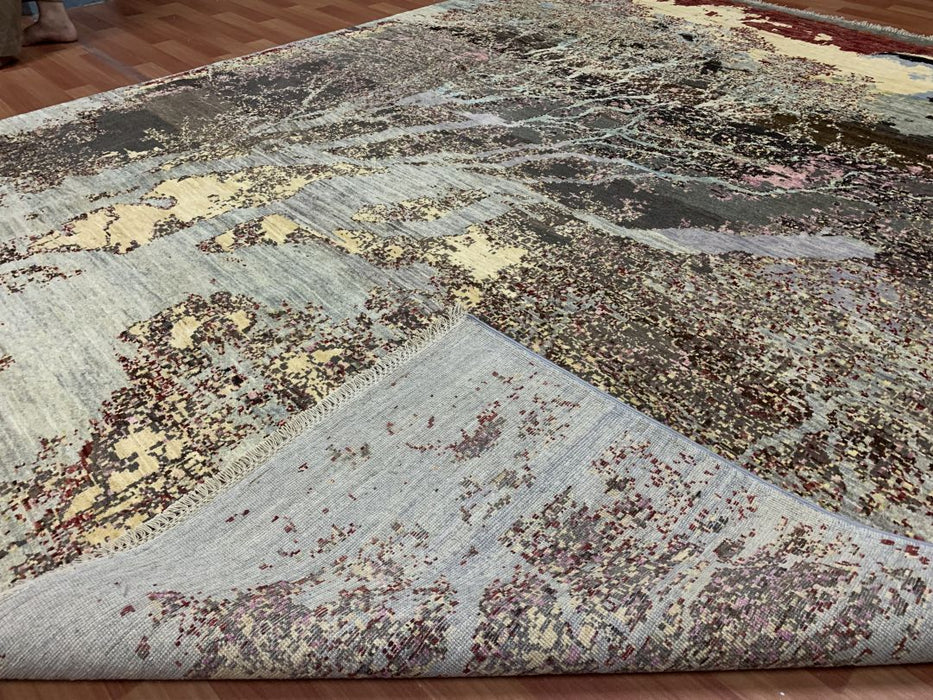 8'x10' Hand-Knotted Chobi Green/Multi Area Rug – KB Rugs