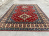 9'x12' Hand-Knotted Chobi Red/Blue Area Rug – KB Rugs