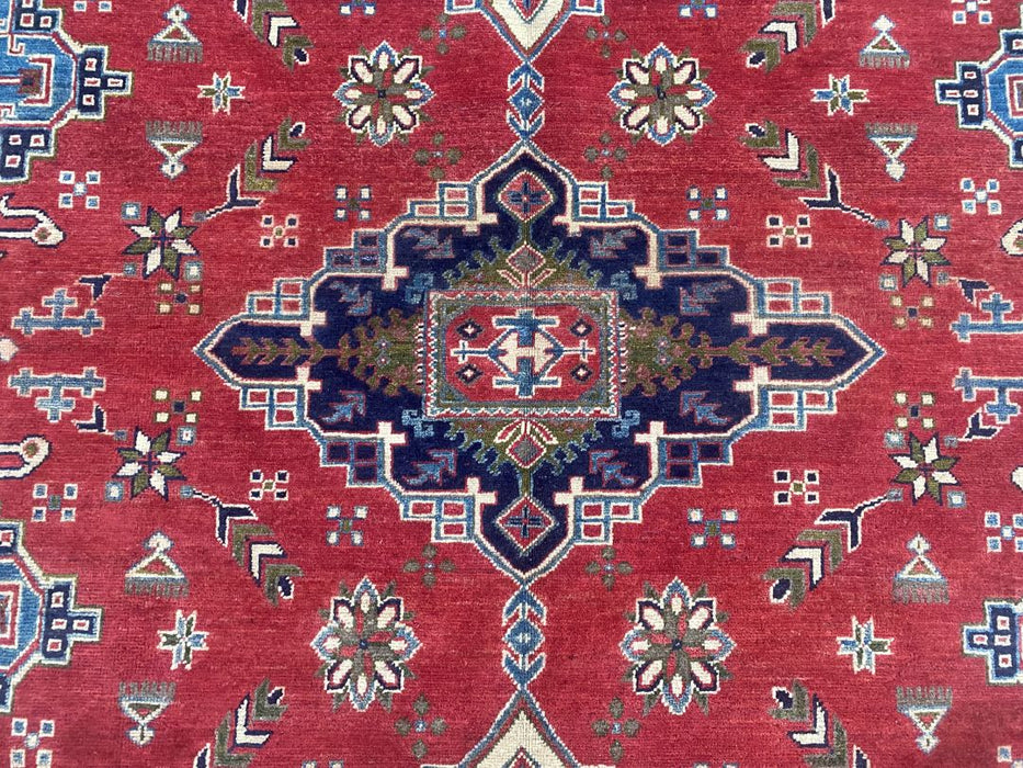 9'x12' Hand-Knotted Chobi Red/Blue Area Rug – KB Rugs