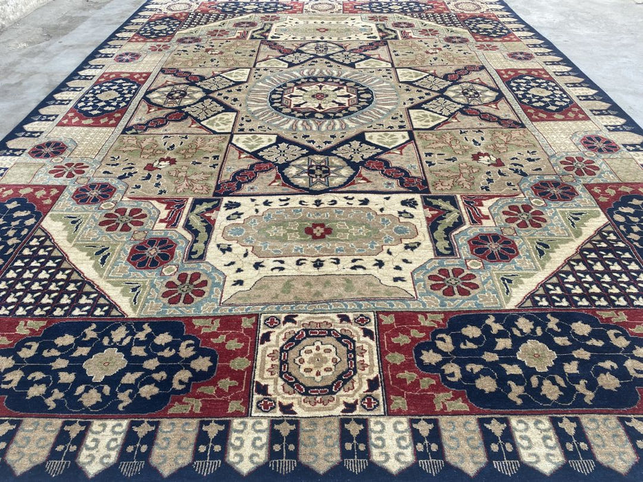 299 cm x 411 cm Mamluk Ziegler handgeknoopt vloerkleed van 100% wol
