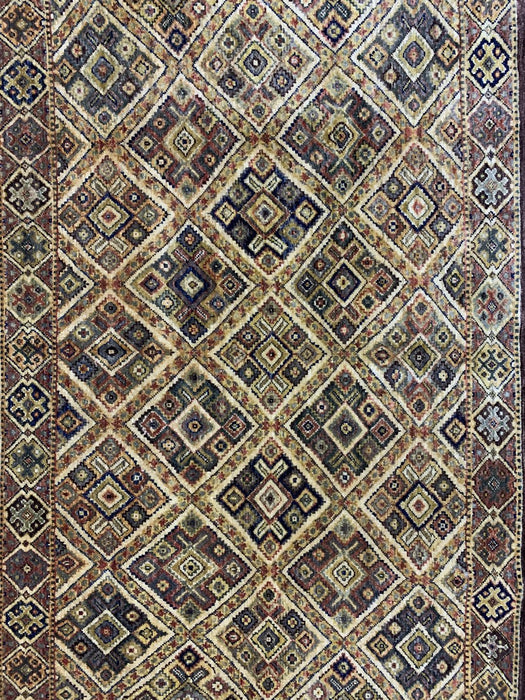 7'x10' Hand-Knotted Tribal Chobi Brown/Beige Area Rug – KB Rugs