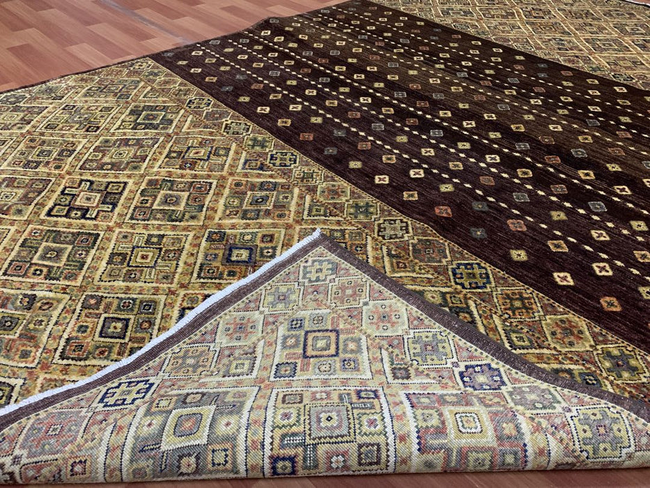 7'x10' Hand-Knotted Tribal Chobi Brown/Beige Area Rug – KB Rugs
