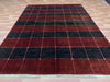 6'x9' Hand-Knotted Chobi Red/Black Area Rug – KB Rugs