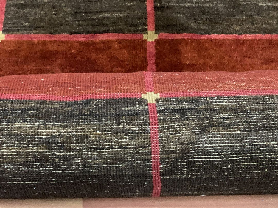 6'x9' Hand-Knotted Chobi Red/Black Area Rug – KB Rugs