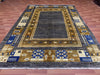 6'x9' Hand-Knotted Chobi Grey/Multi Area Rug – KB Rugs