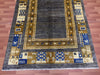 6'x9' Hand-Knotted Chobi Grey/Multi Area Rug – KB Rugs