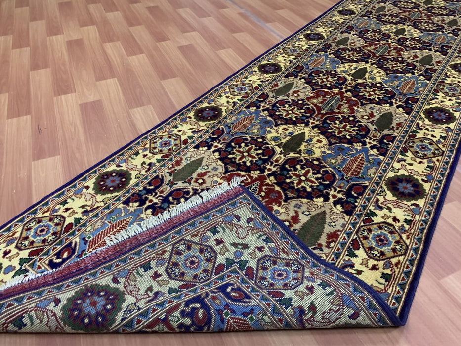 91 cm x 396 cm (3' x 13') Ziegler handgeknoopt loper-vloerkleed, 100% wol