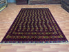 7'x10' Hand-Knotted Tribal Bukhara Red/Multi Area Rug – KB Rugs