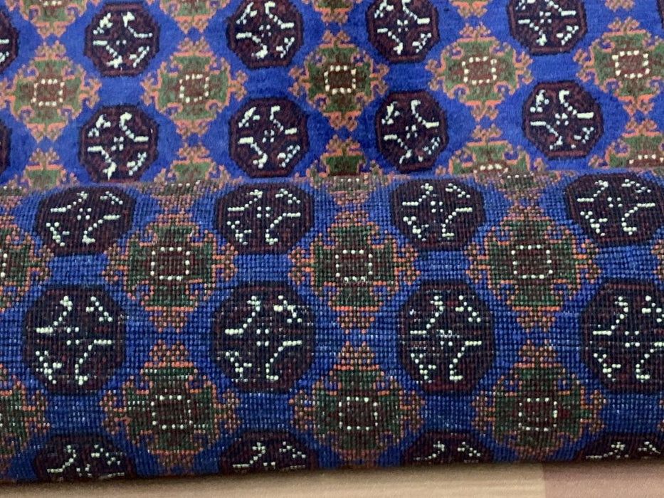 7'x10' Hand-Knotted Tribal Bukhara Blue/Multi Area Rug – KB Rugs