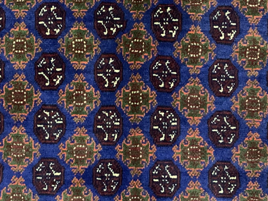 7'x10' Hand-Knotted Tribal Bukhara Blue/Multi Area Rug – KB Rugs