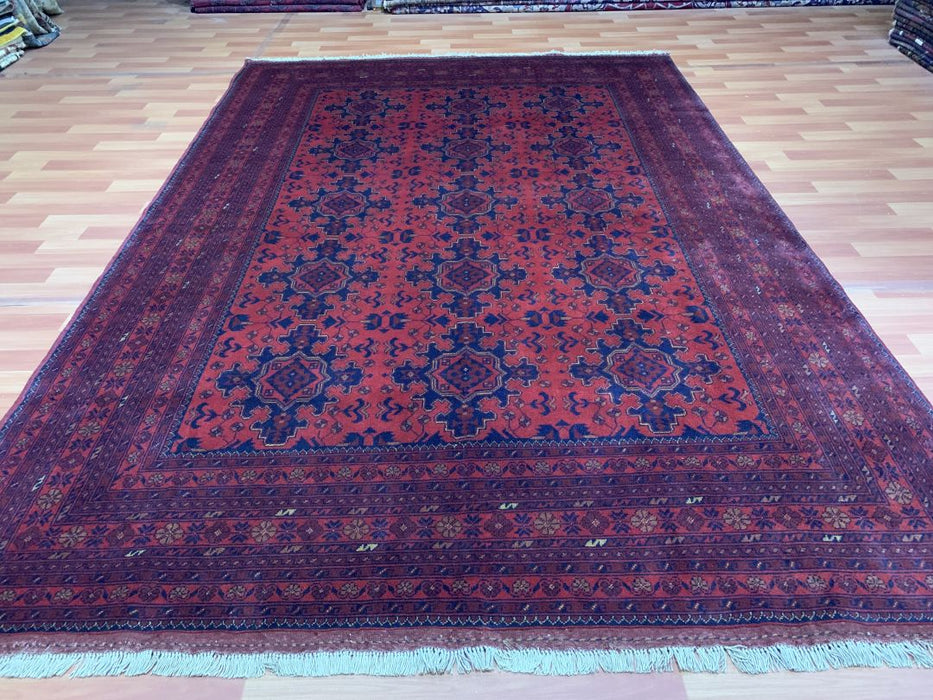 7' x 10' Tribal Hand Knotted 100% Wool Area rug