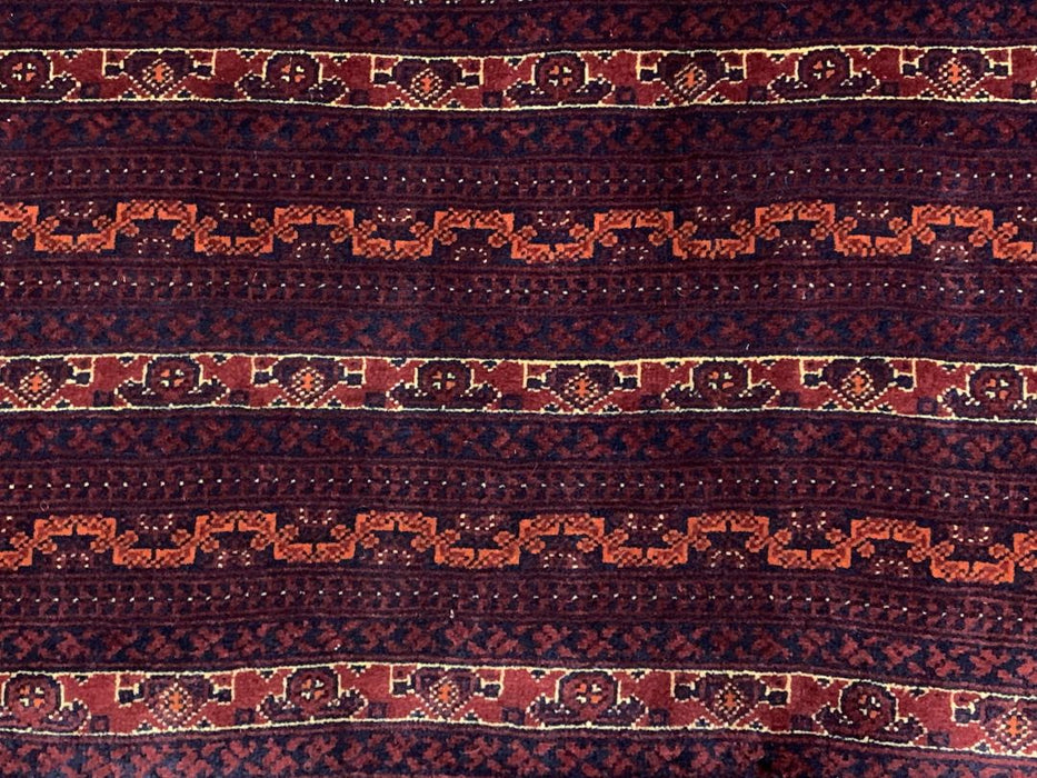 7'x10' Hand-Knotted Tribal Bukhara Blue/Red Area Rug – KB Rugs