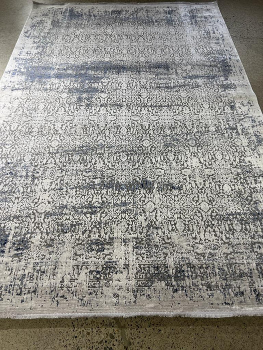 5'x8' Power-Loomed World of Luxury  Grey/Ivory Area Rug – KB Rugs