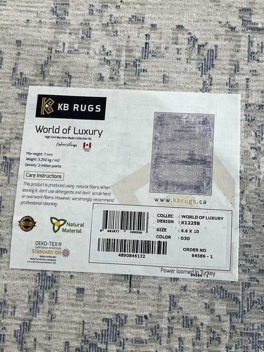 10'x13' Power-Loomed World of Luxury Ivory/Grey Area Rug – KB Rugs