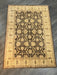 6'x9' Hand-Knotted Chobi Beige/Brown Area Rug – KB Rugs