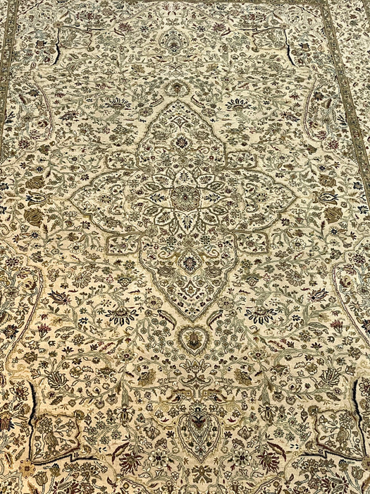 6'x9' Hand-Knotted Persian Ivory/Brown Area Rug – KB Rugs