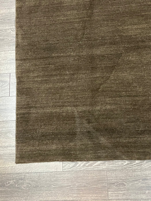 8'x10' Hand-Knotted Nepali Dark Brown Area Rug – KB Rugs