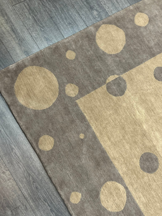 8'x10' Hand-Knotted Nepali Beige/Grey Area Rug – KB Rugs