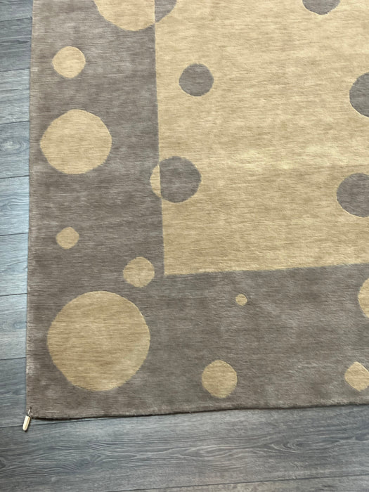 8'x10' Hand-Knotted Nepali Beige/Grey Area Rug – KB Rugs