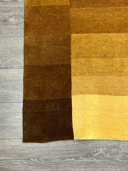4'x6' Hand-Knotted Nepali Brown/Beige Area Rug – KB Rugs