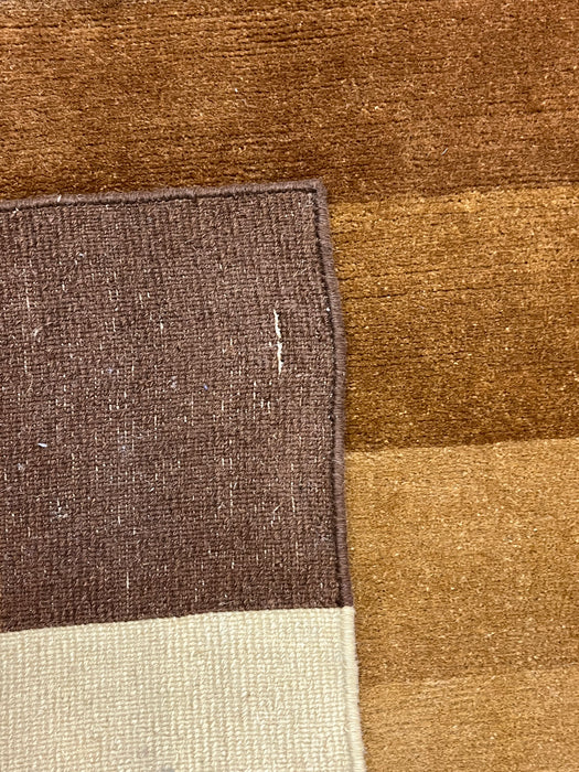 4'x6' Hand-Knotted Nepali Brown/Beige Area Rug – KB Rugs