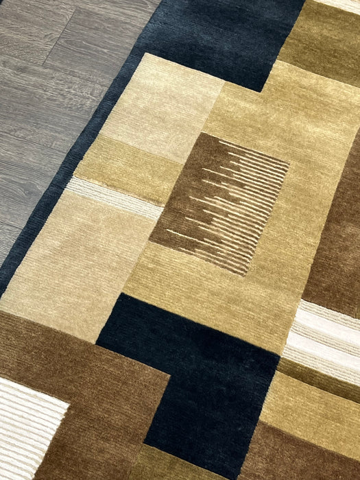 4'x6' Hand-Knotted Nepali Beige/Multi Area Rug – KB Rugs