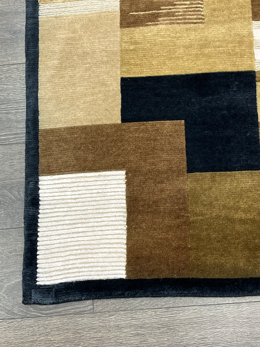 4'x6' Hand-Knotted Nepali Beige/Multi Area Rug – KB Rugs