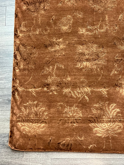 8'x10' Hand-Knotted Nepali Brown Area Rug – KB Rugs