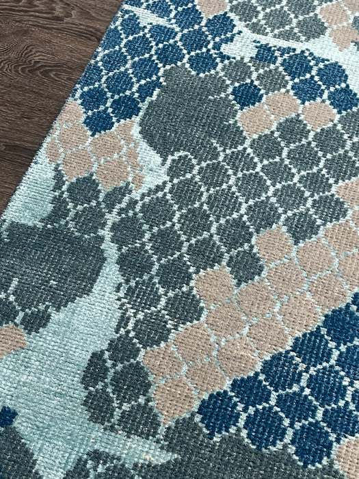 4'x6' Hand-Knotted Nepali Blue/Grey Area Rug – KB Rugs