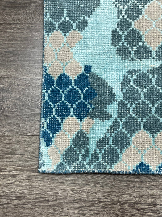 4'x6' Hand-Knotted Nepali Blue/Grey Area Rug – KB Rugs