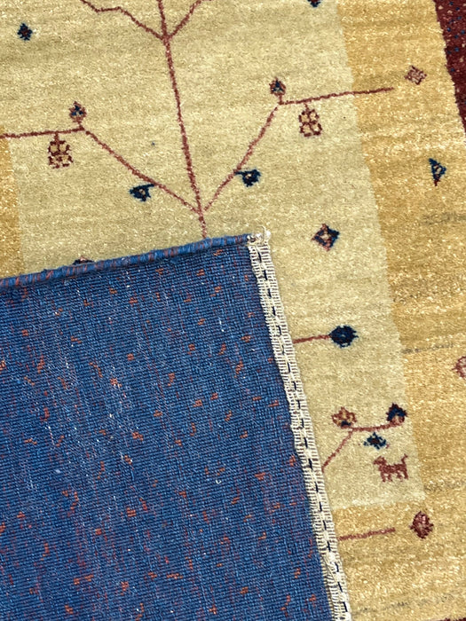 4'x6' Hand-Knotted Nepali Blue/Multi Area Rug – KB Rugs